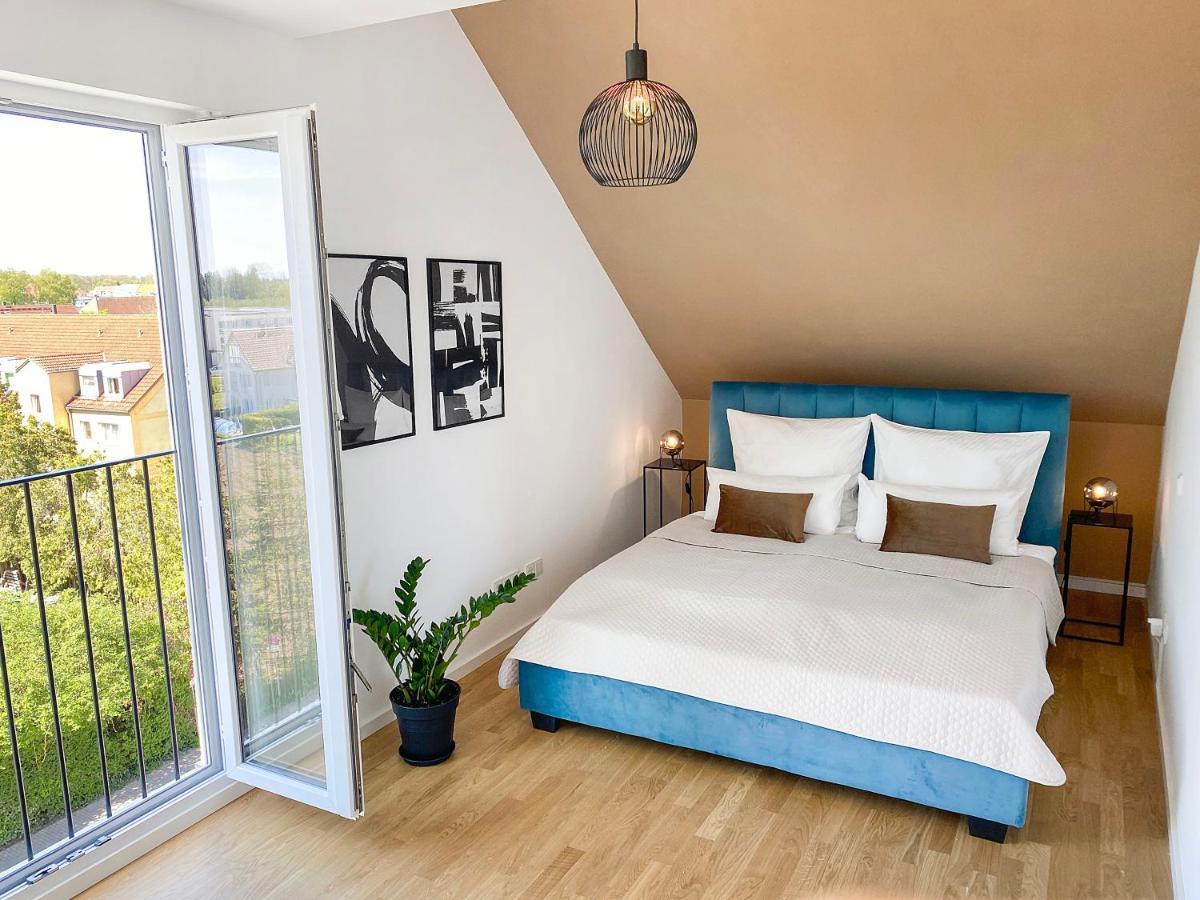 Modern & Stylisch - Penthouse-Feeling Nahe Flughafen Muenchen Apartment Freising Exterior photo