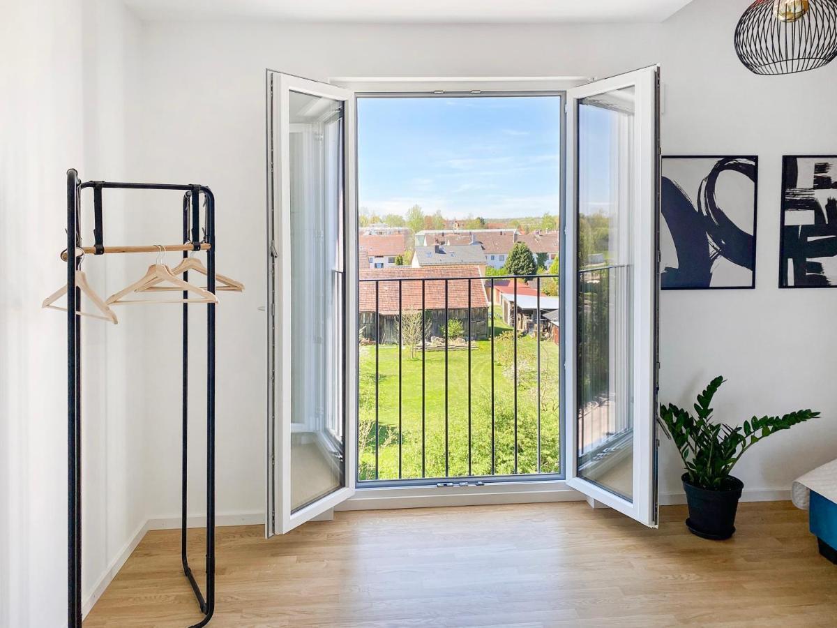 Modern & Stylisch - Penthouse-Feeling Nahe Flughafen Muenchen Apartment Freising Exterior photo