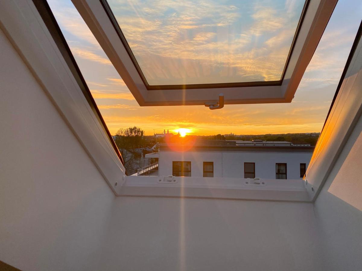 Modern & Stylisch - Penthouse-Feeling Nahe Flughafen Muenchen Apartment Freising Exterior photo